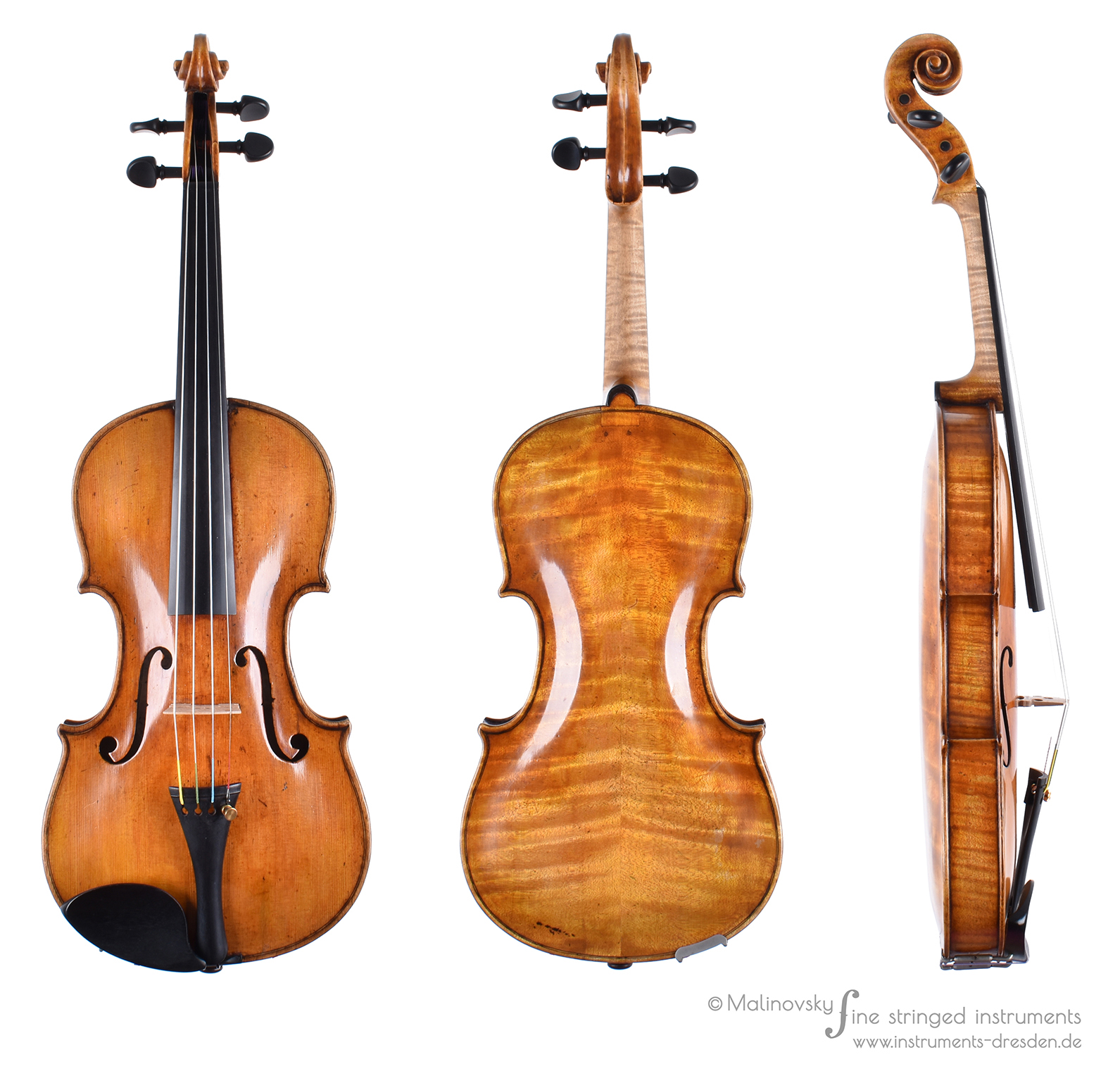  Deutsche Violine mit Zettel " Horil "